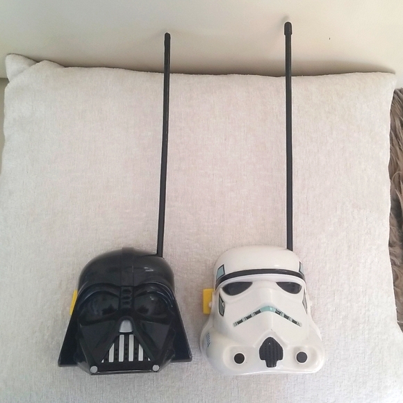 Vintage 1994 Darth Vader, Stormtrooper Star Wars walkie talkies. - Picture 5 of 6